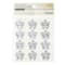 Autocollants en strass transparents en forme de fleurs de Recollections.